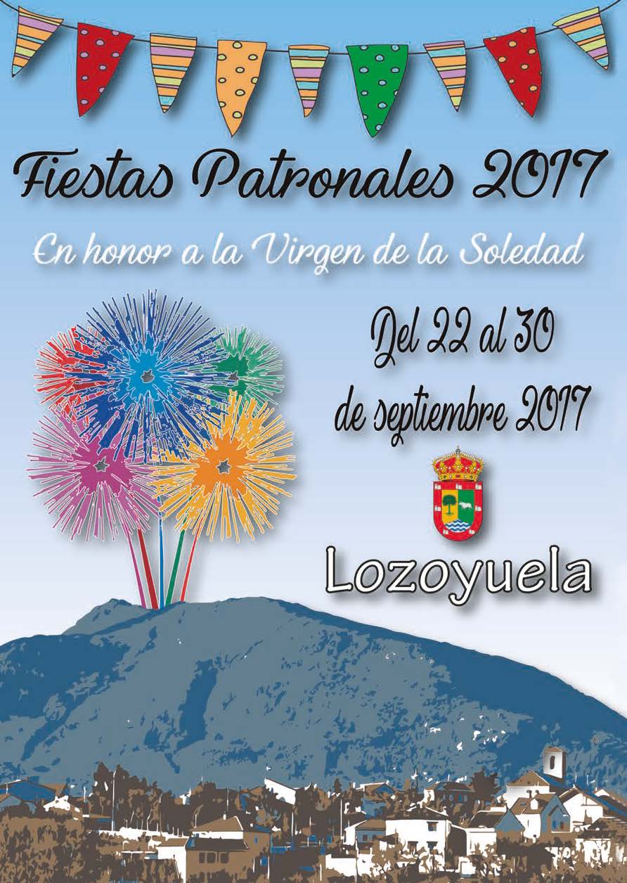 Fiestas patronales en honor a Nuestra Señora de la Soledad 2017 Lozoyuela-Navas-Sieteiglesias